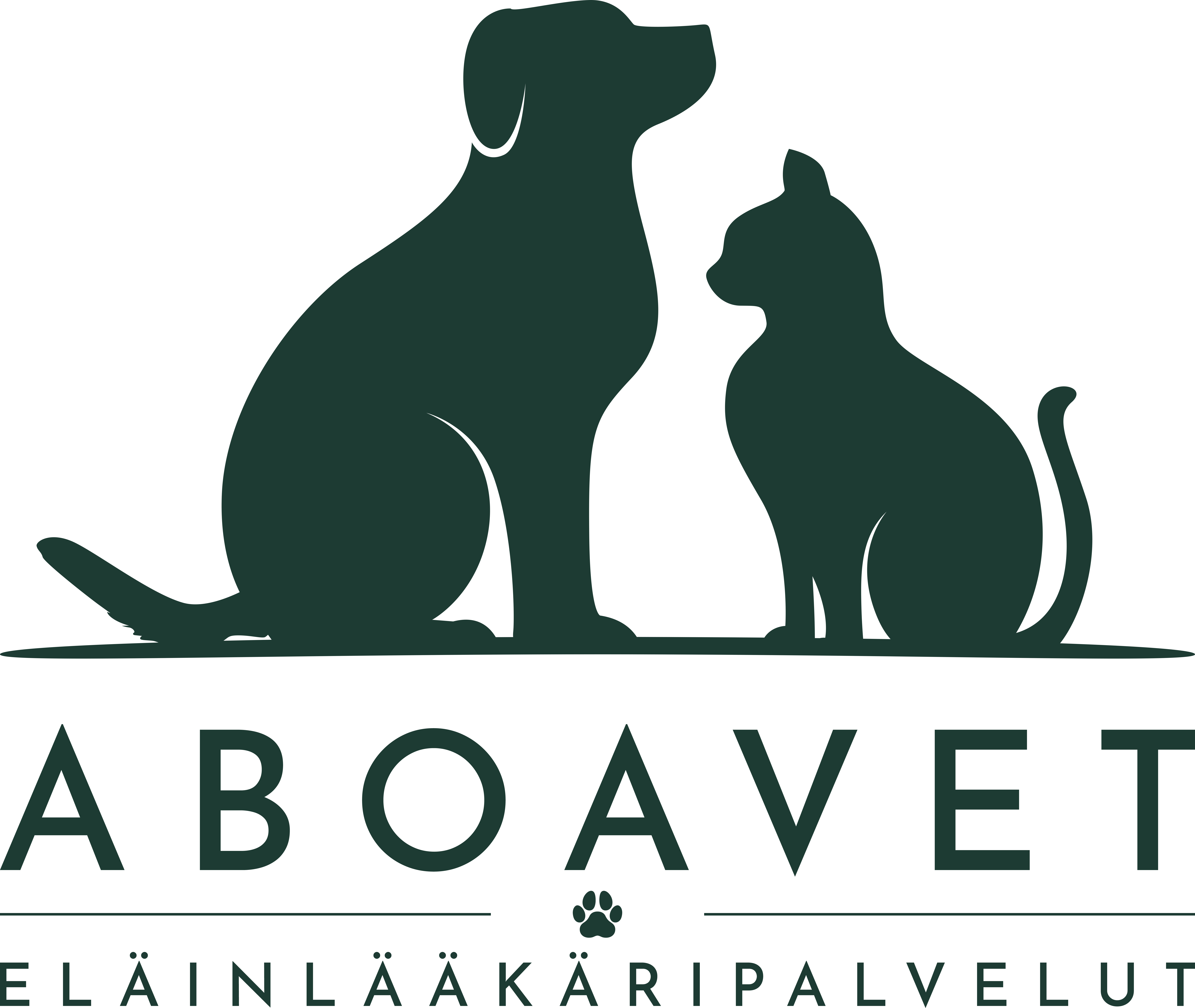 Aboavet eläinlääkäripalvelut dark logo